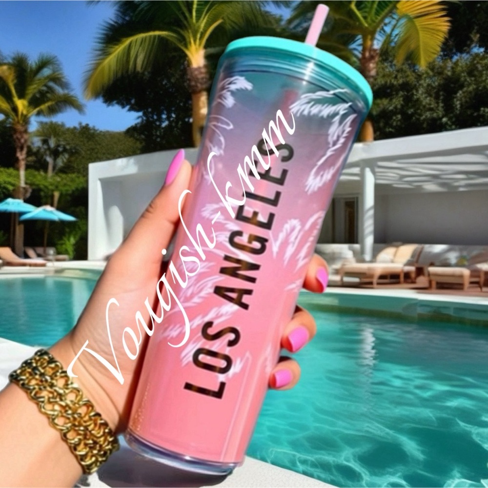 Starbucks Los Angeles Cold Cup Tumbler 24oz